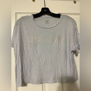 PINK Baby Blue Graphic Tee